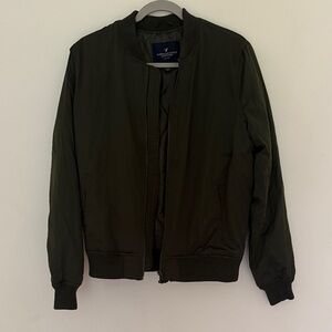 American Eagle Outfitters Olive Bomber Jacket